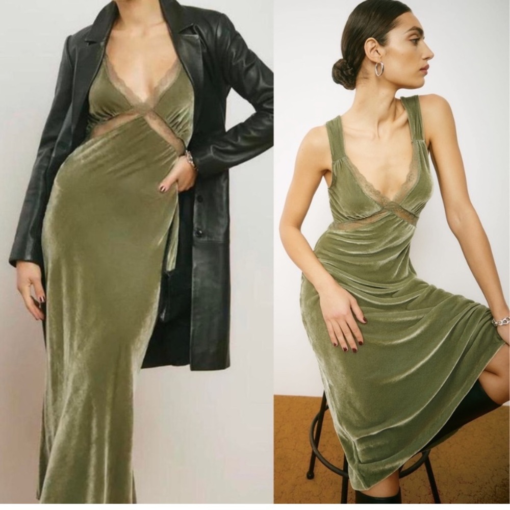 ISO: Reformation Lorenzo Velvet Dress